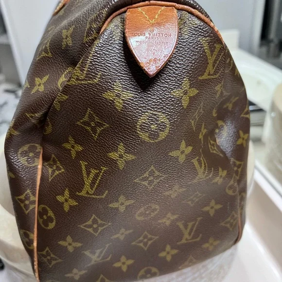 Louis Vuitton Monogram Brown SZ 40 Speedy Bag - Picture 3 of 16